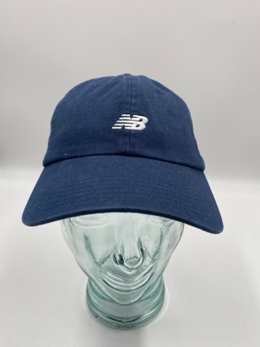 New Balance NB Hat Cap StrapBack Dark Blue One Size Adjustable Embroidered Logo